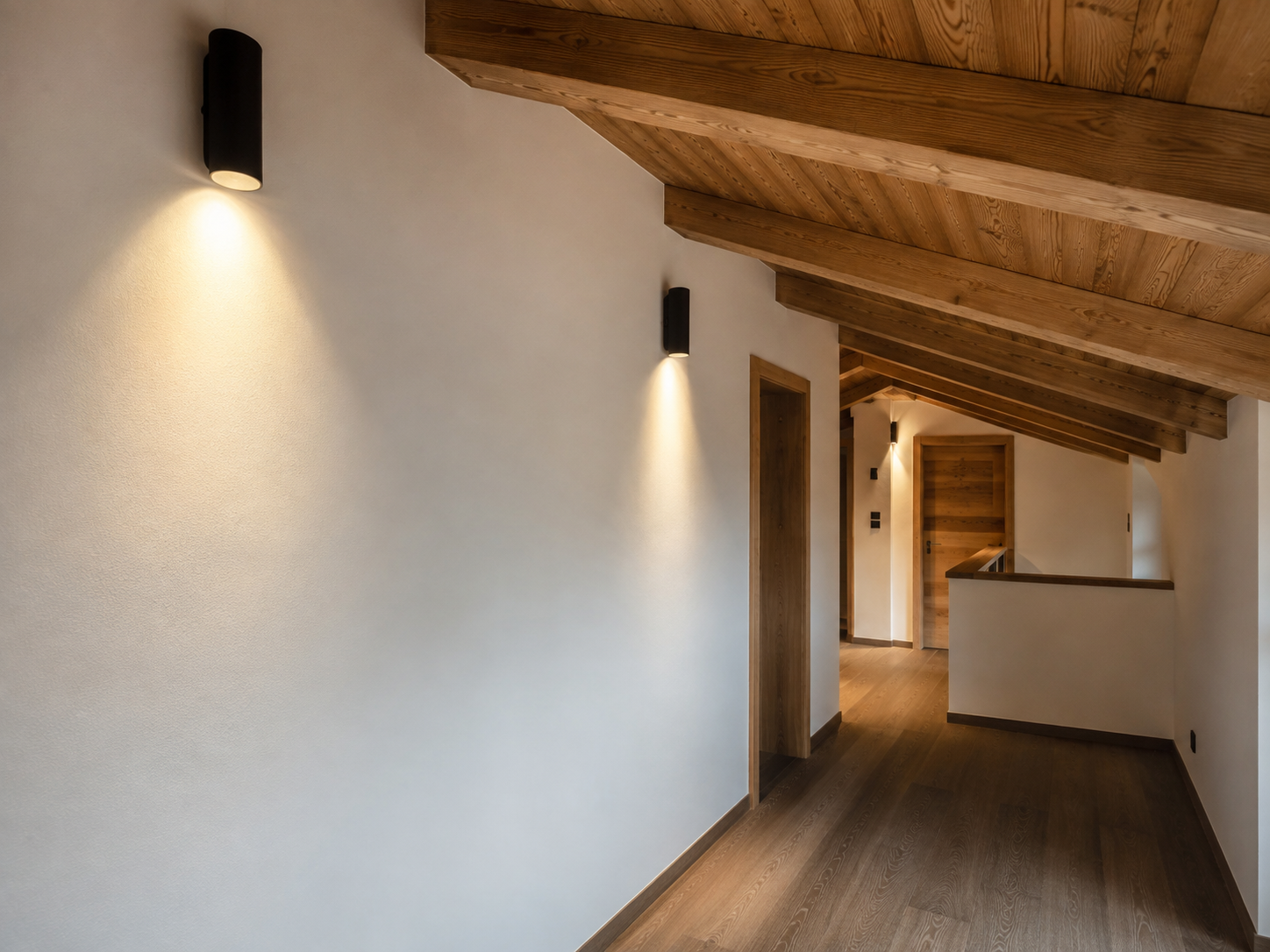 Travaux de façade réalisés par GF Peinture à Crans-Montana